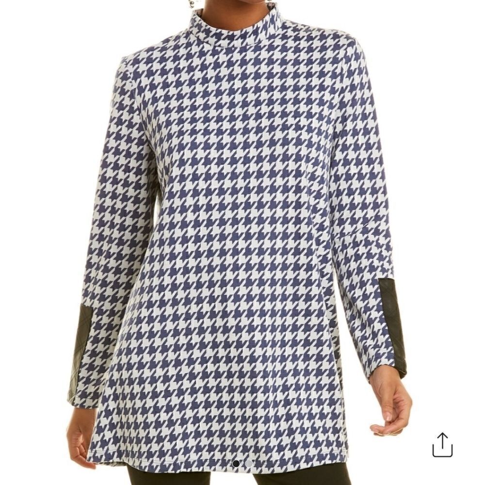 Tyler böe Chrissy Tunic Giant Houndstooth